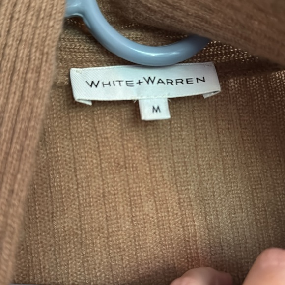 White & Warren patch pockets cashmere sweater - Picture 6 of 9
